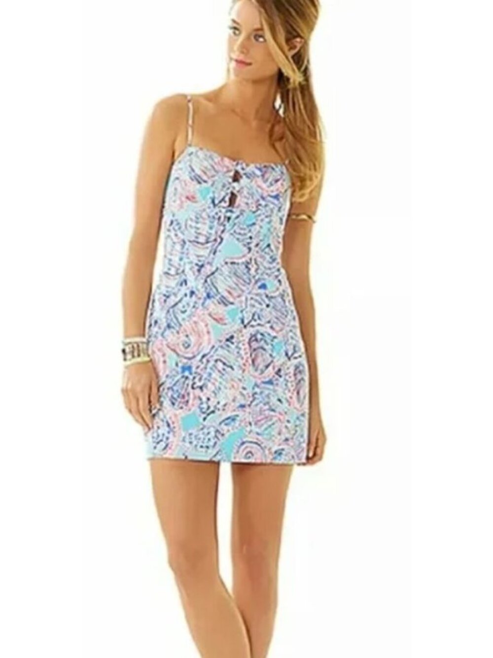 Lilly Pulitzer Shell Me About It Petra Sundress Mini Dress Women's Size XS - Picture 15 of 15